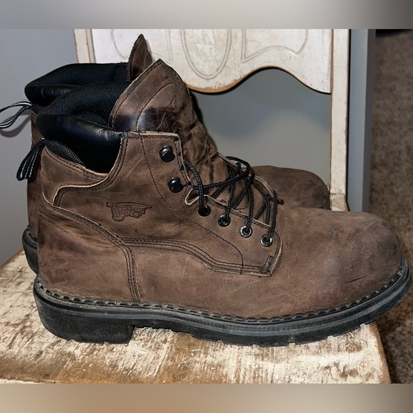 Red Wing WATERPROOF SAFETY TOE METGUARD BOOT Size 11 - Picture 4 of 9